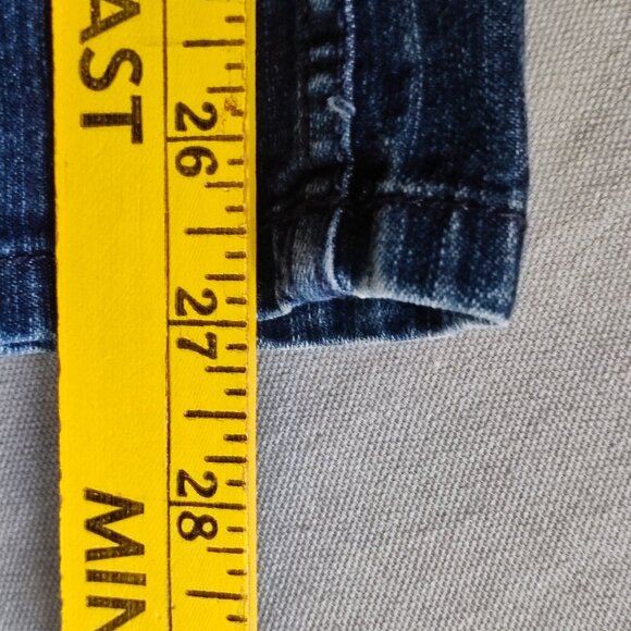 Croft&Barrow jeans women's size 8P denim blue straight leg stretch - Picture 11 of 13